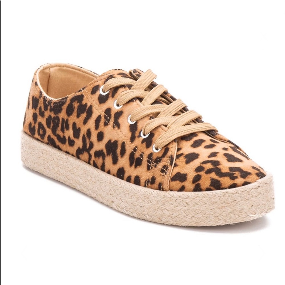 Olivia Miller No Regrets Leopard Espadrilles